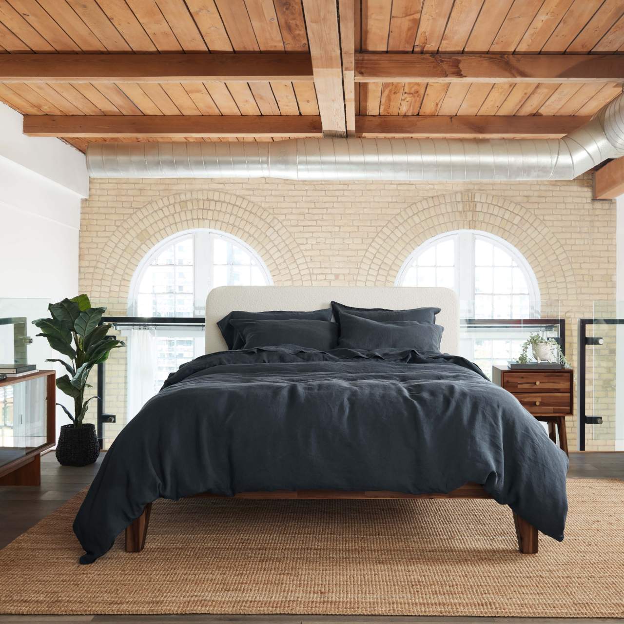 Cloud Hug™ Drap-Plat en lin 100% Européen