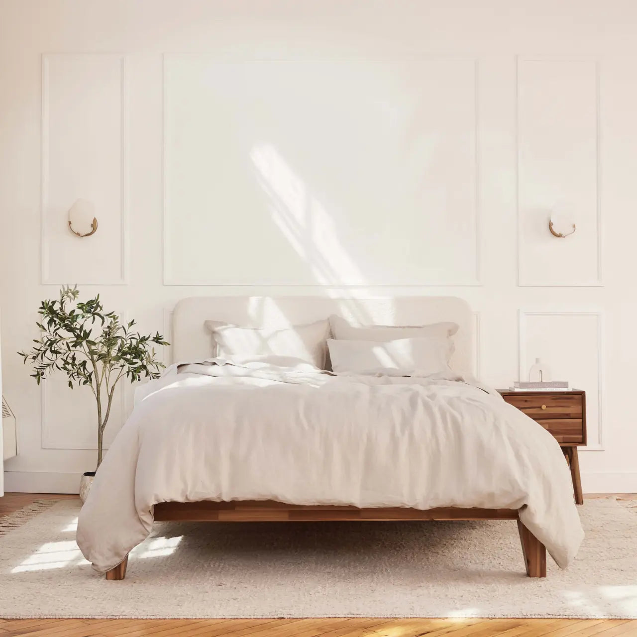 Cloud Hug™ Drap-Plat en lin 100% Européen